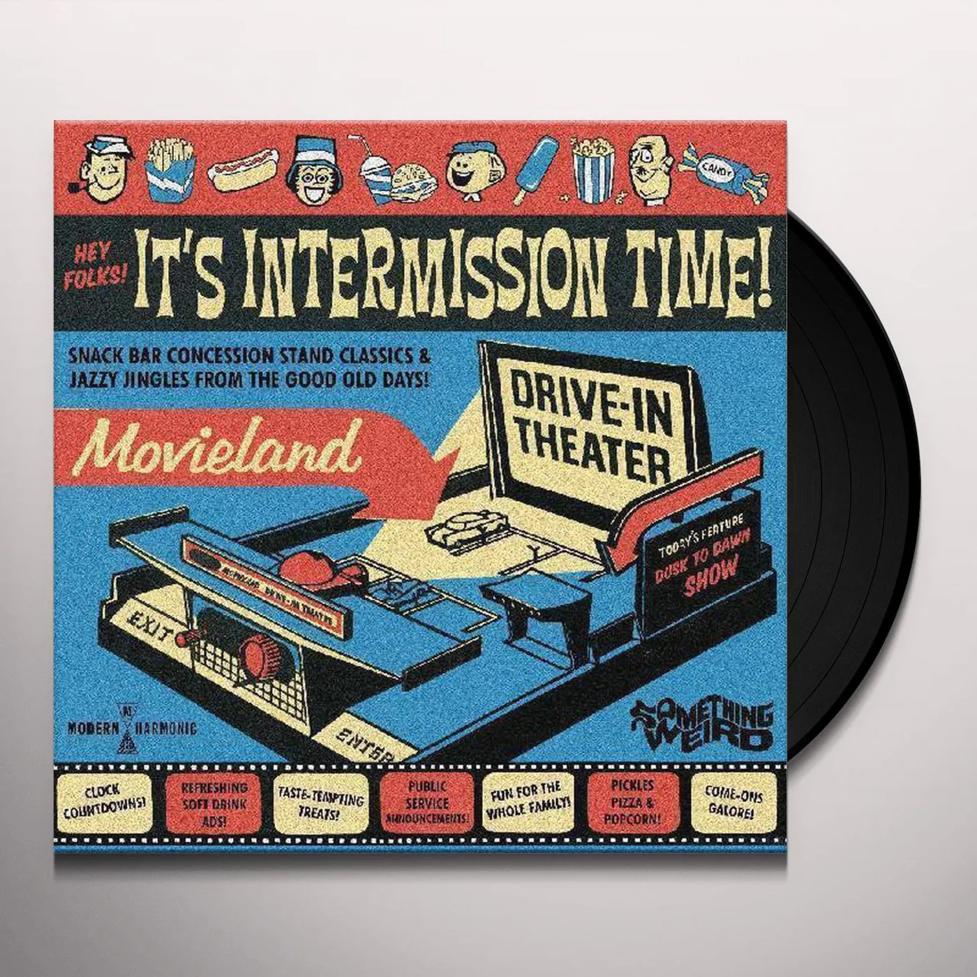 Something Weird Hey Folks! It's Intermission Time! (Hot Dog Brown) Vinyl Record