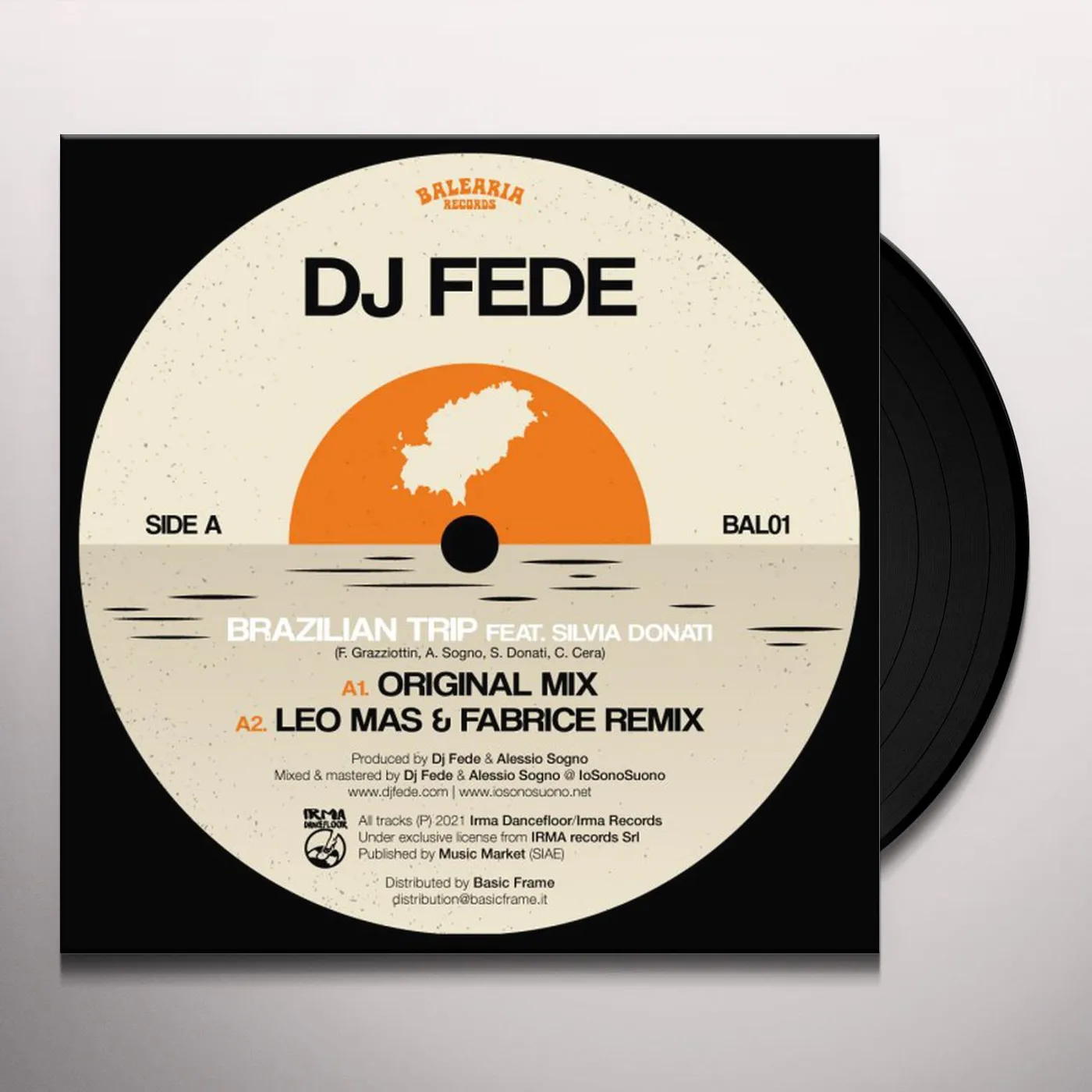 DJ Fede BRAZILIAN TRIP Vinyl Record