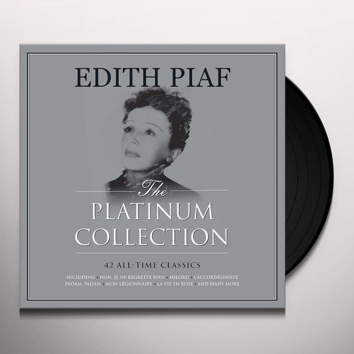 Édith Piaf PLATINUM COLLECTION (WHITE VINYL) Vinyl Record
