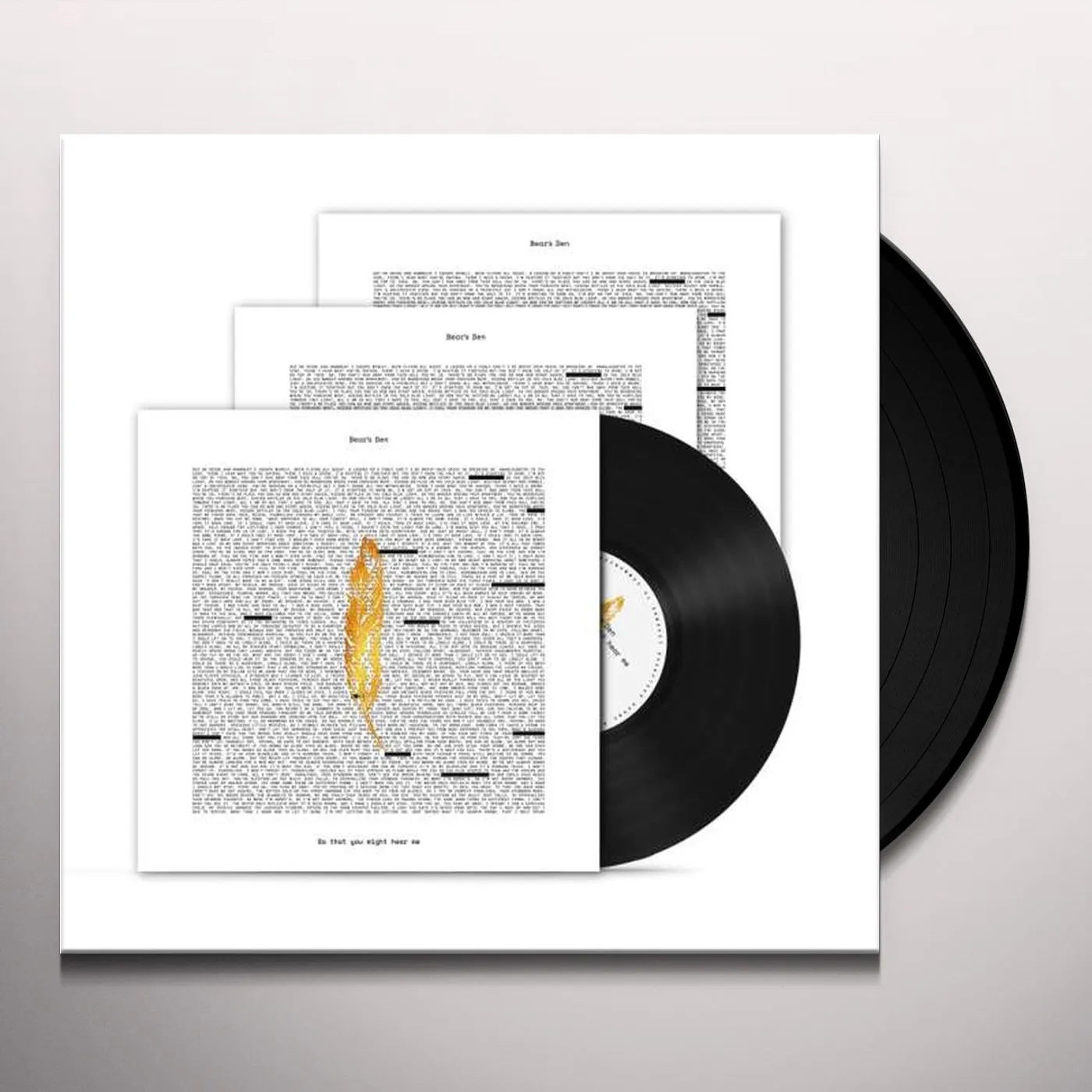 Bear's Den SO YOU MIGHT HEAR Vinyl Record