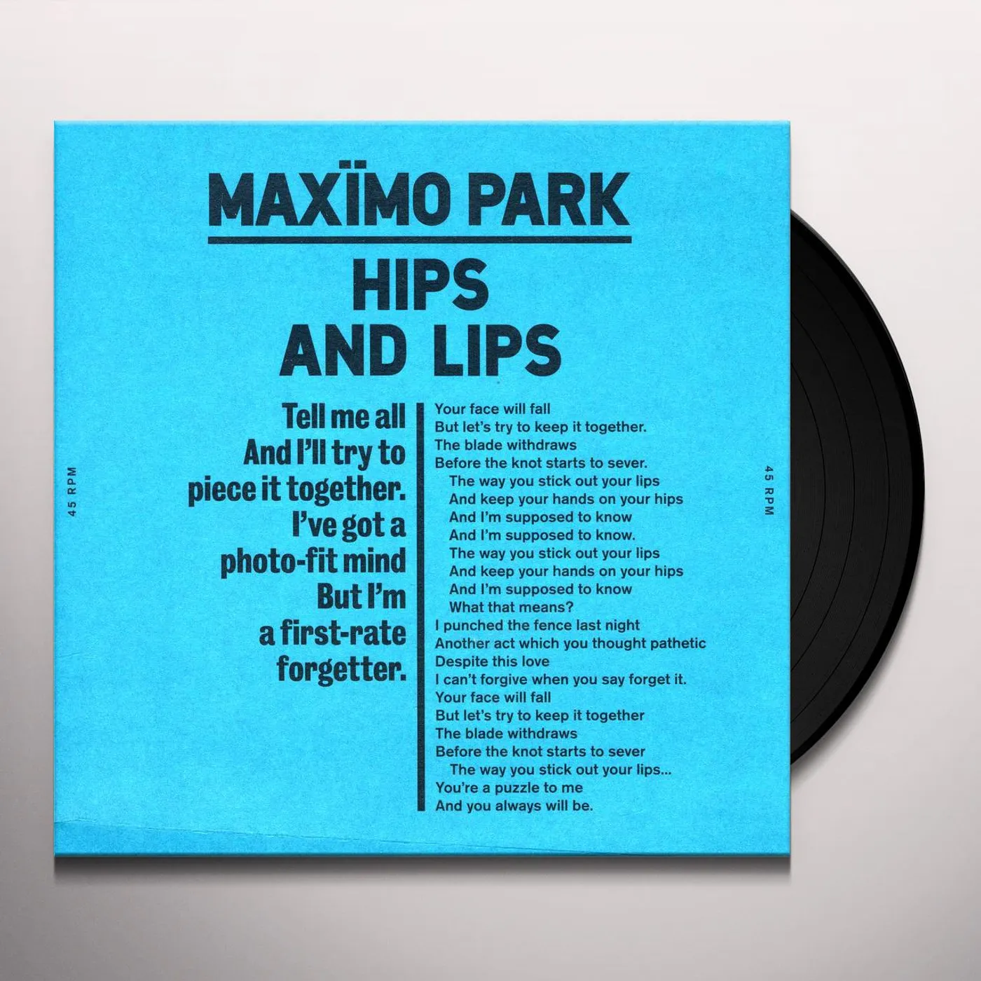 Maximo Park Hips And Lips Vinyl Record