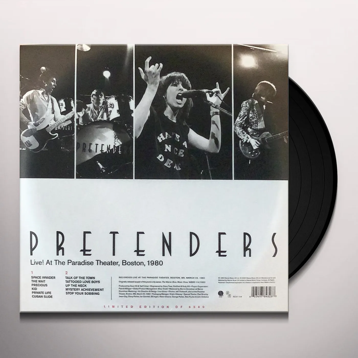 Pretenders LIVE PARADISE BOSTON (140G/CLEAR VINYL) (RSD) Vinyl Record