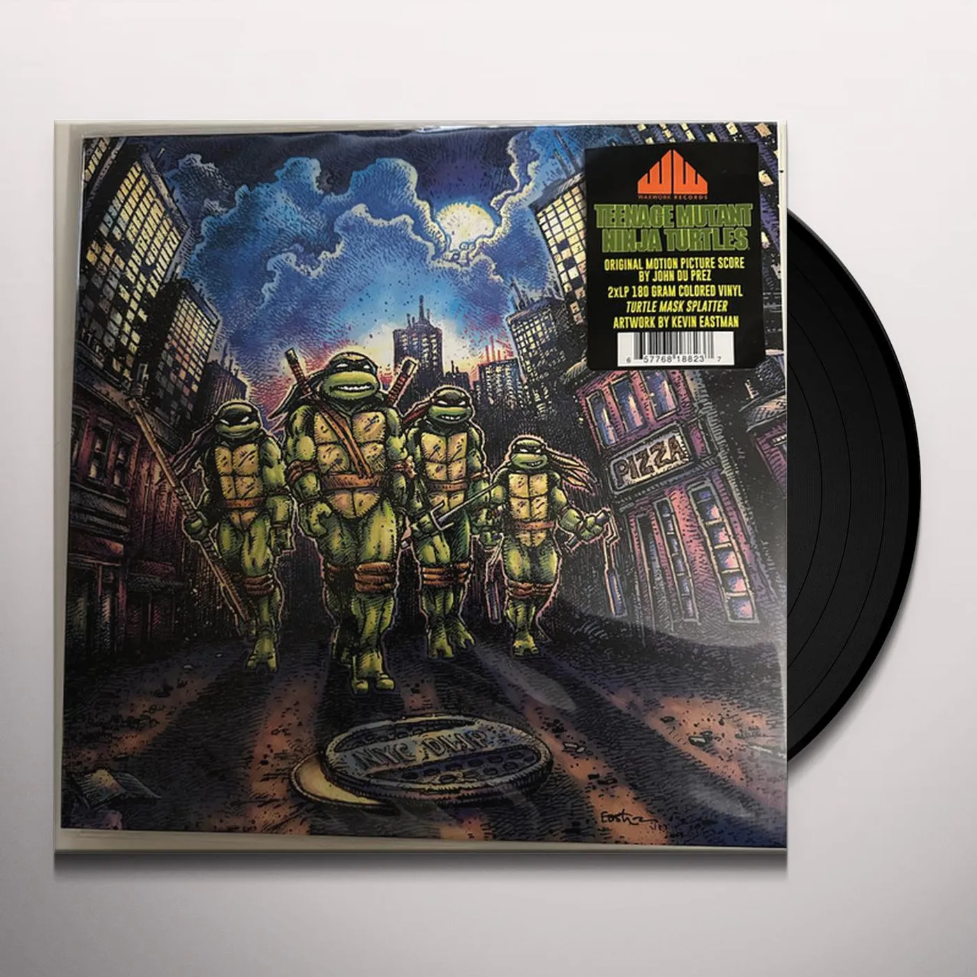 John Du Prez TEENAGE MUTANT NINJA TURTLES - Original Soundtrack Vinyl Record