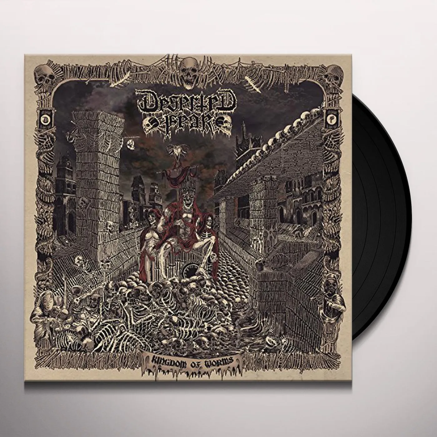 Deserted Fear Kingdom Of Worms Vinyl Record