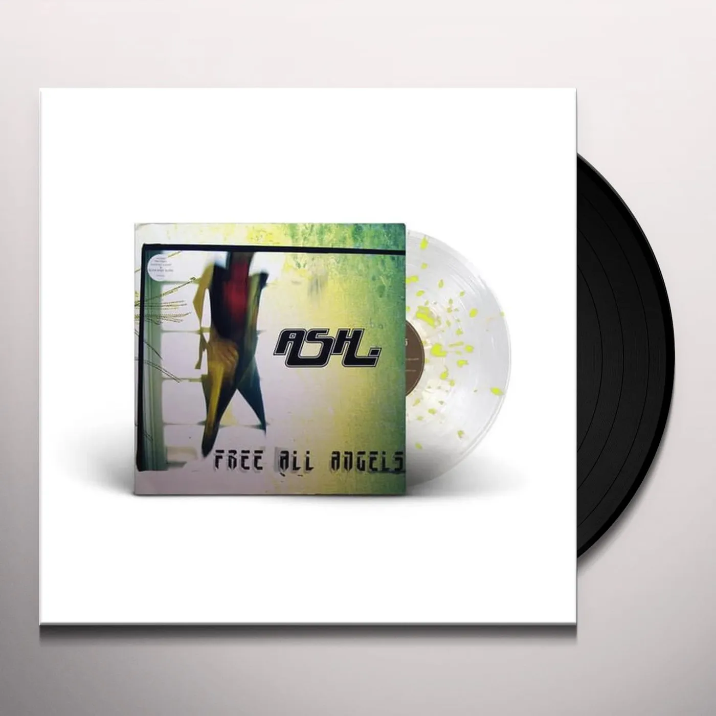 Ash FREE ALL ANGELS (SPLATTER VERSION) Vinyl Record