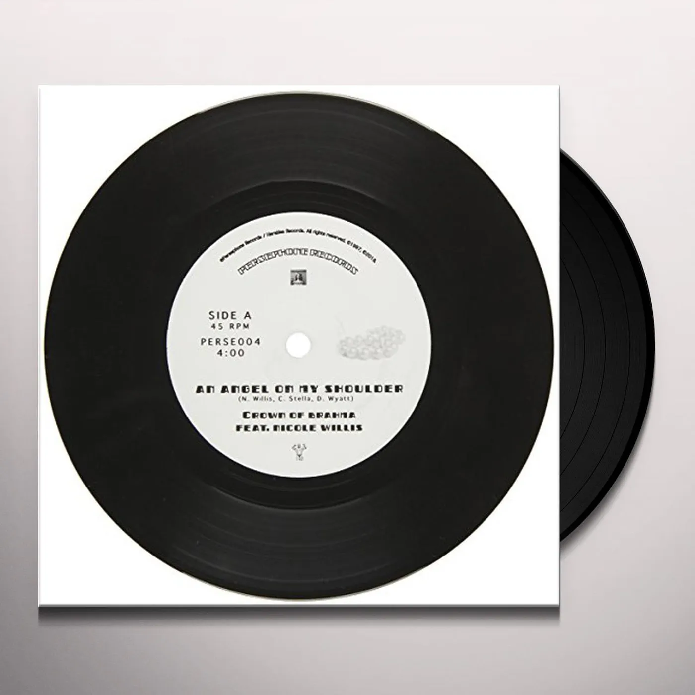 Crown of Brahma ANGEL ON MY SHOULDER / & I'LL BE FREE AS A BIRD Vinyl Record