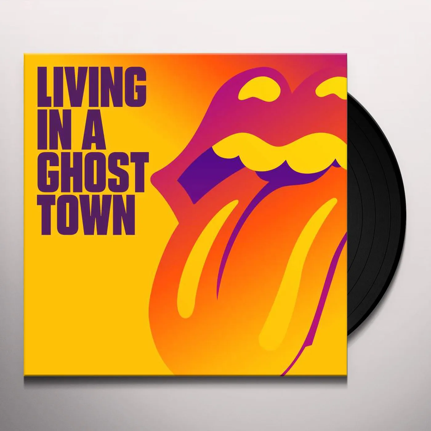 The Rolling Stones Living In A Ghost Town Vinyl Record