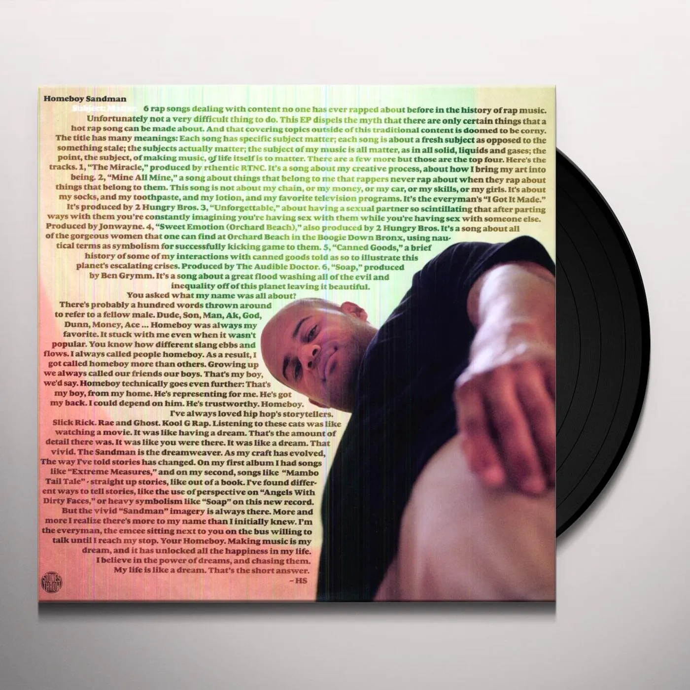 Homeboy Sandman SUBJECT: MATTER Vinyl Record