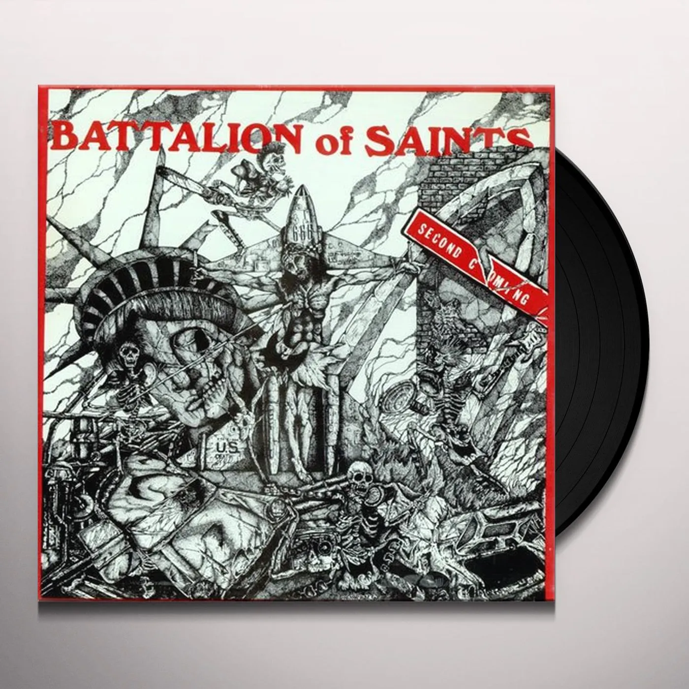 Battalion Of Saints SECOND COMING/LIVE AT CBGB'S 1984 Vinyl Record
