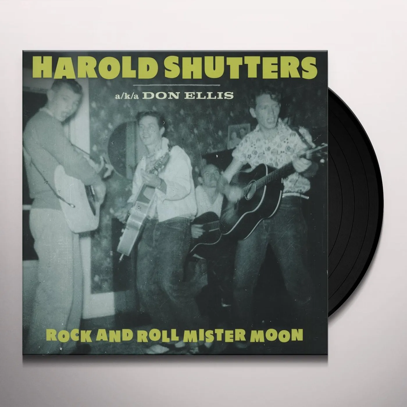Harold Shutters ROCK & ROLL MISTER MOON Vinyl Record