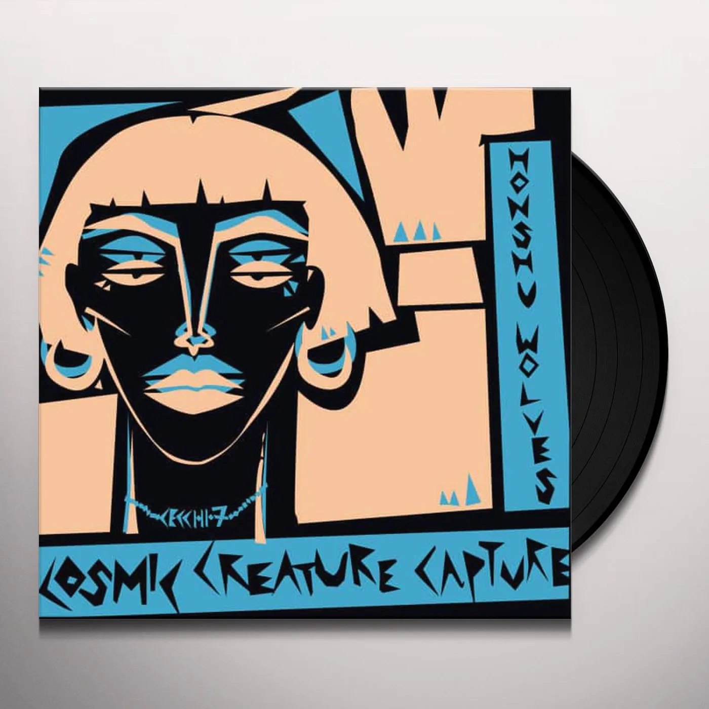 Honshu Wolves Cosmic Creature Capture Vinyl Record