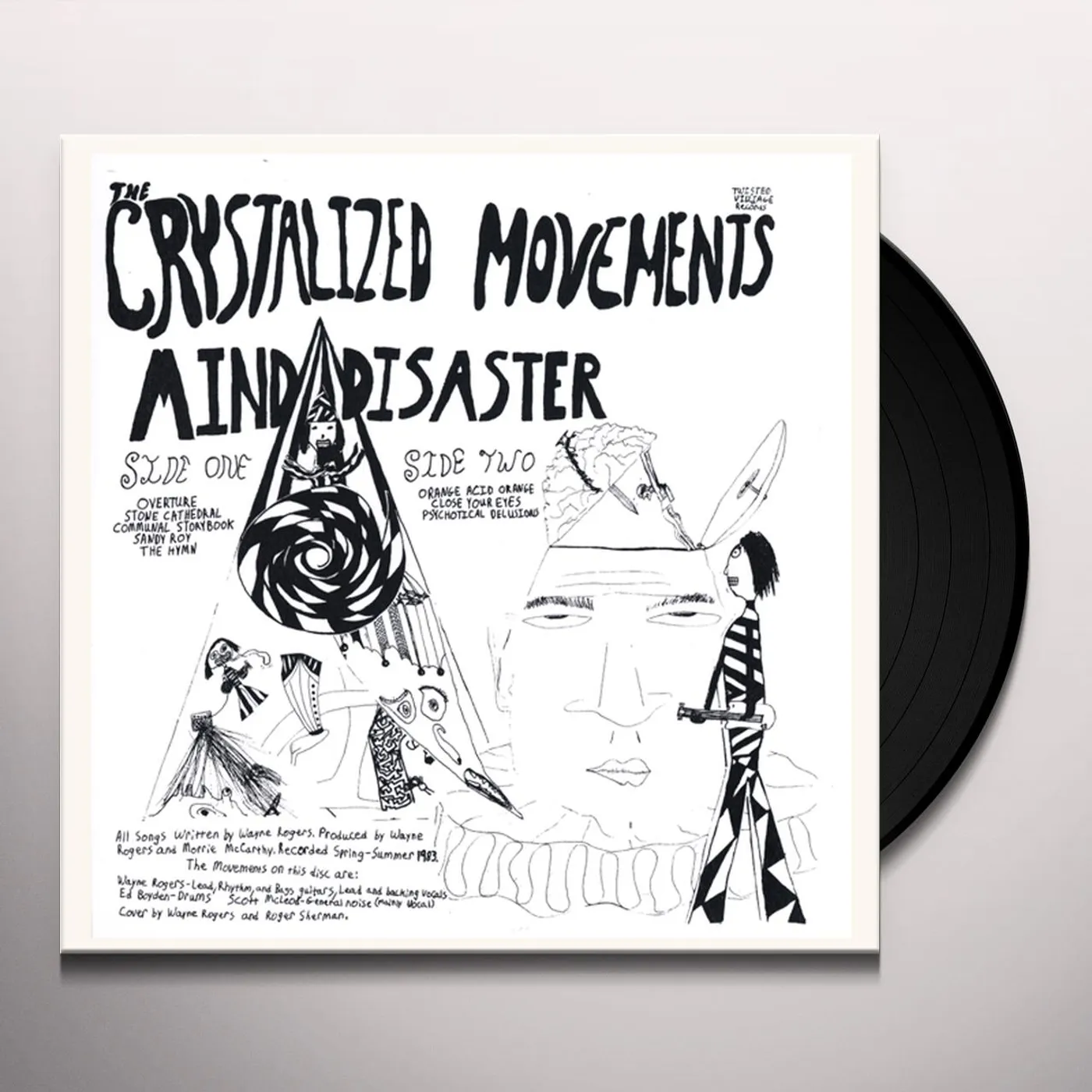Crystalized Movements MIND DISASTERS Vinyl Record
