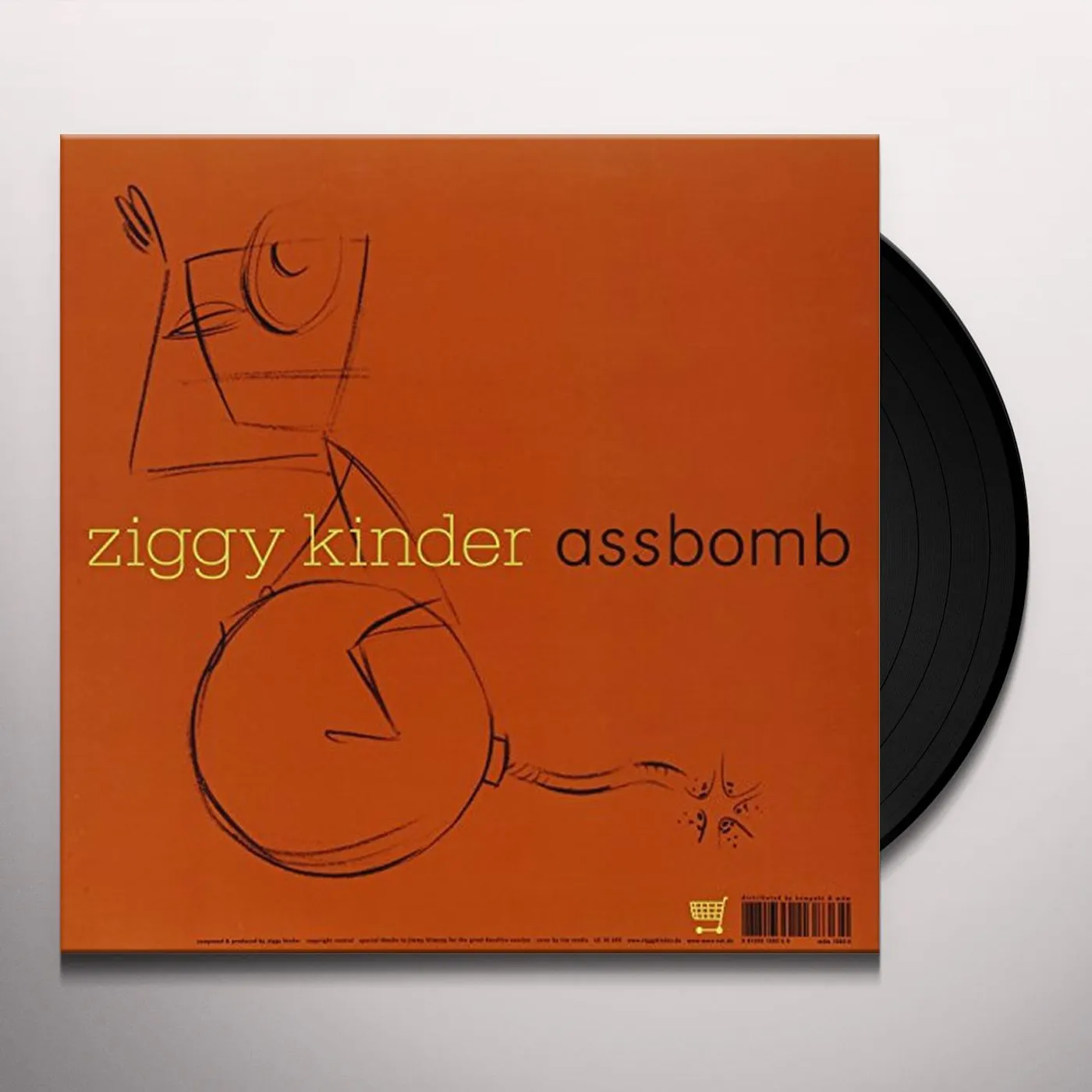 Ziggy Kinder Assbomb / Longcat Vinyl Record