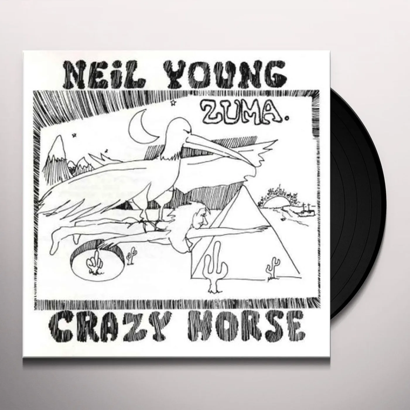 Neil Young Zuma Vinyl Record