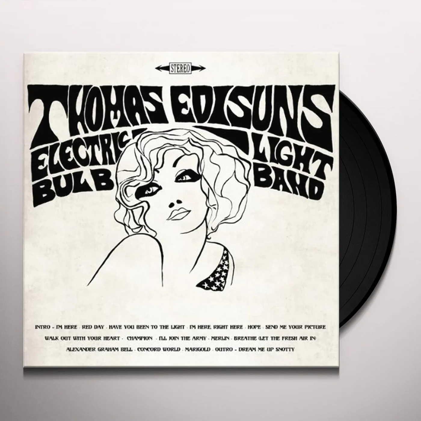 Thomas Edisun's Electric Light Bulb Band RED DAY ALBUM Vinyl Record