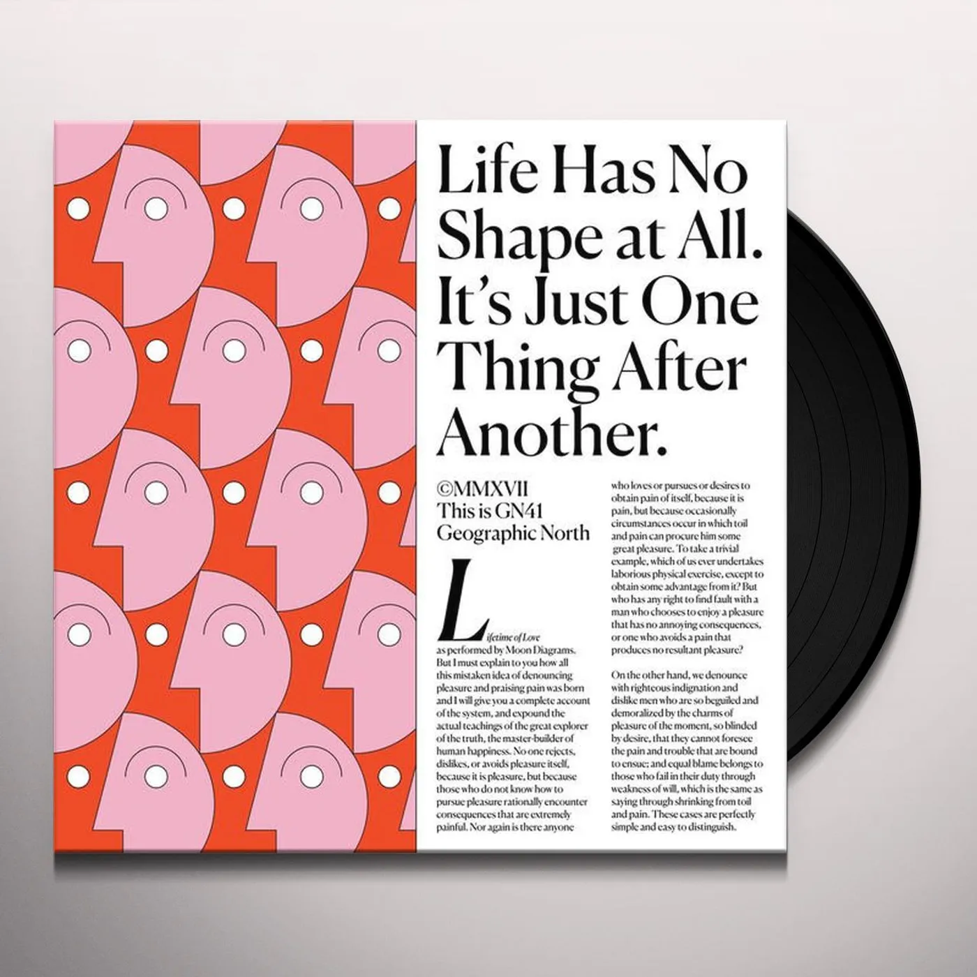 Moon Diagrams LIFETIME OF LOVE Vinyl Record