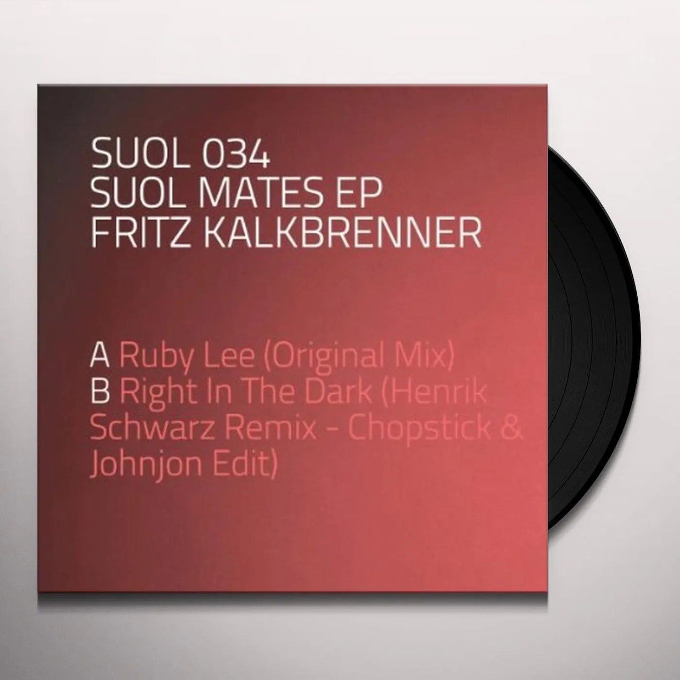 Fritz Kalkbrenner SUOL MATES Vinyl Record