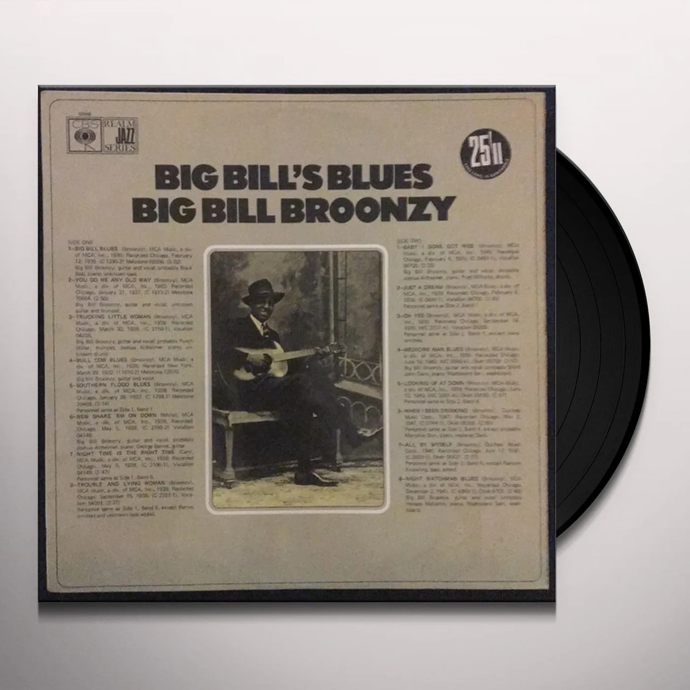 Big Bill Broonzy BIG BILL'S BLUES Vinyl Record