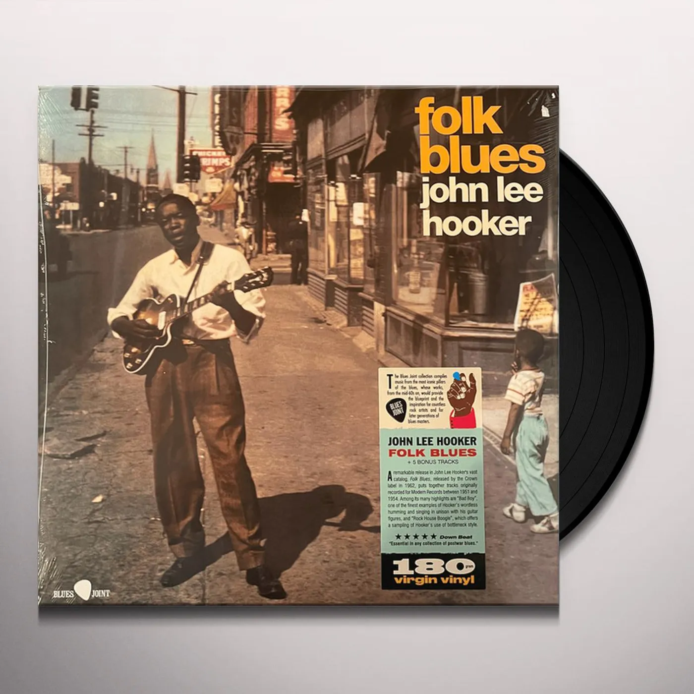 John Lee Hooker FOLK BLUES Vinyl Record