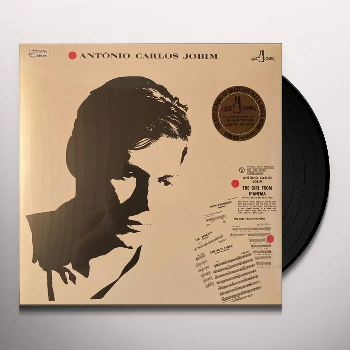 Antônio Carlos Jobim GIRL FROM IPANEMA (LIMITED EDITION) Vinyl Record