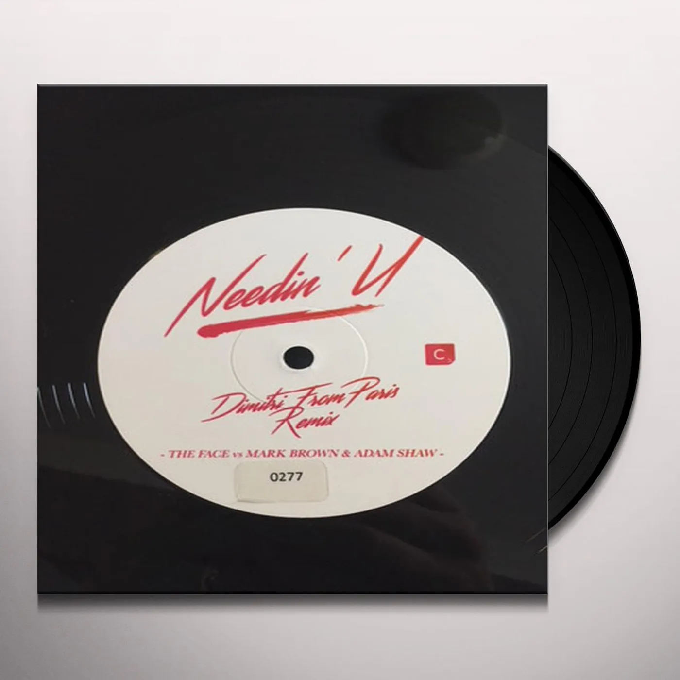 Mark Face Vs Brown / Adam Shaw NEEDIN U: DIMITRI FROM PARIS REMIX Vinyl Record - UK Release