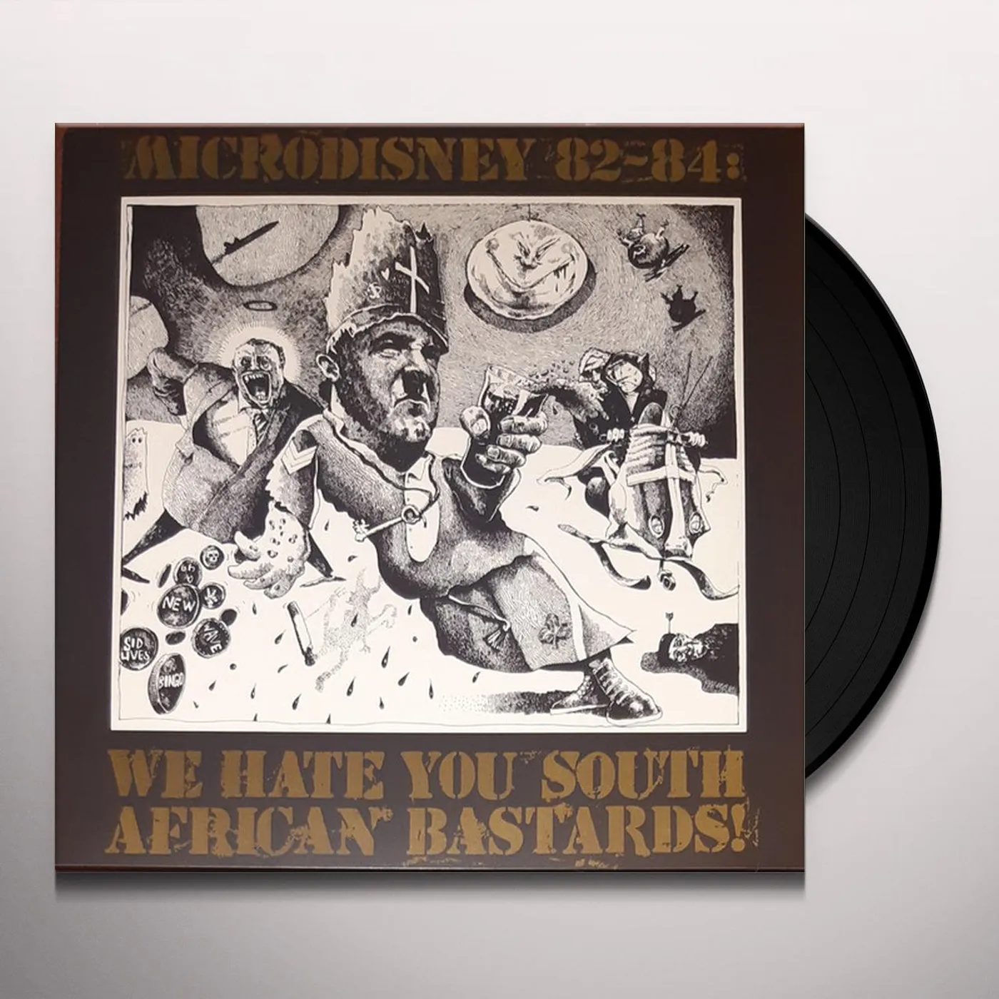 Microdisney 82-84 WE HATE YOU SOUTH AFRICA Vinyl Record