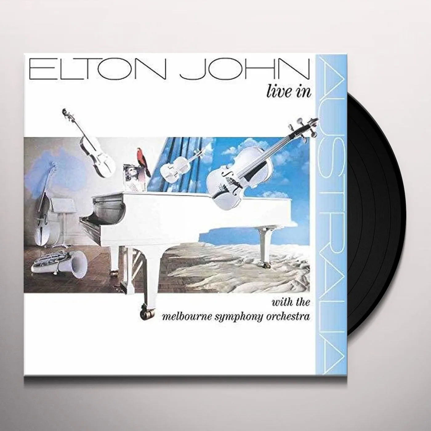Elton John LIVE IN AUSTRALIA WITH THE MELBOURNE SYMPHONY ORCHESTRA Vinyl Record