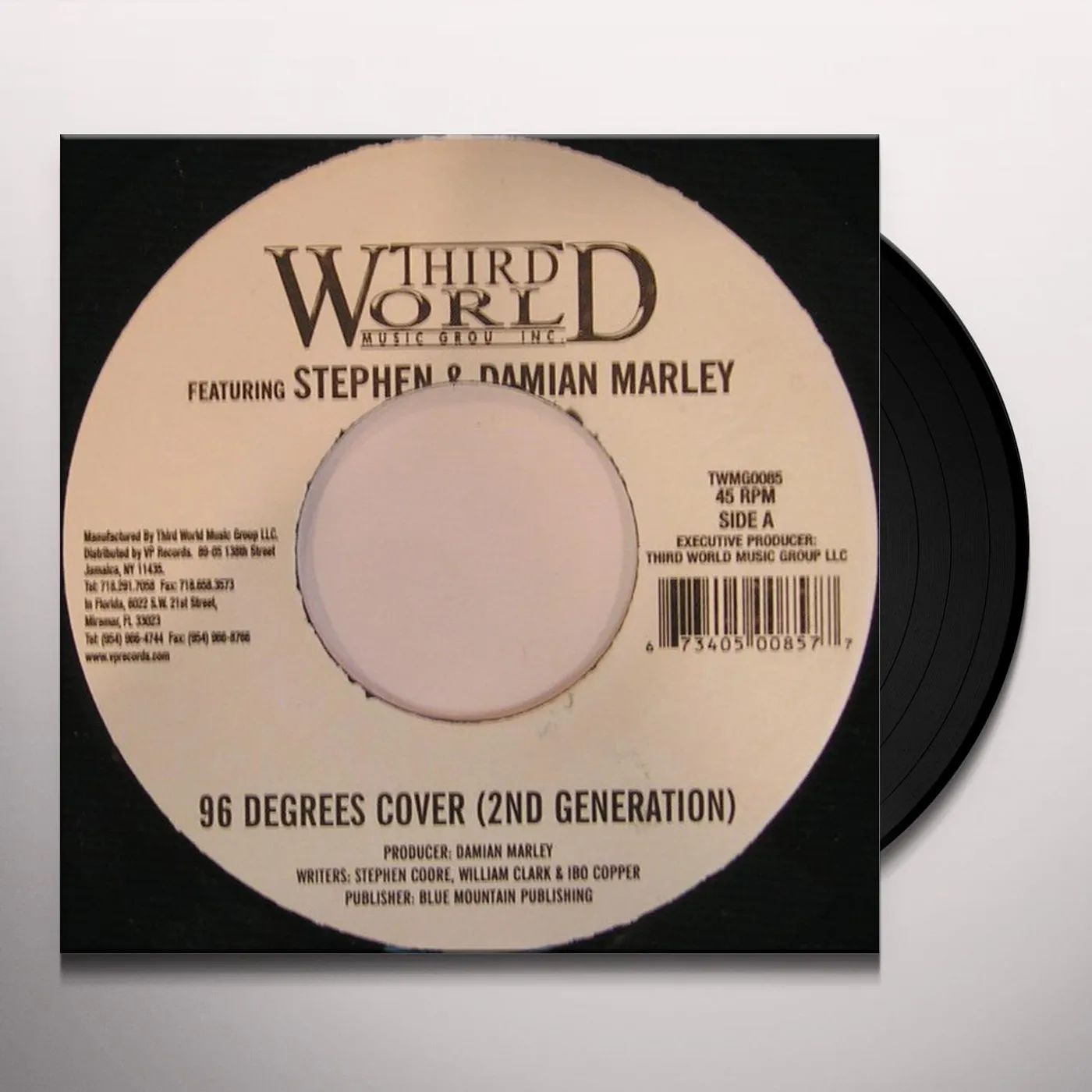 Third World / Stephen Marley / Damian Marley 96 DEGREES (2ND GENERATION) Vinyl Record