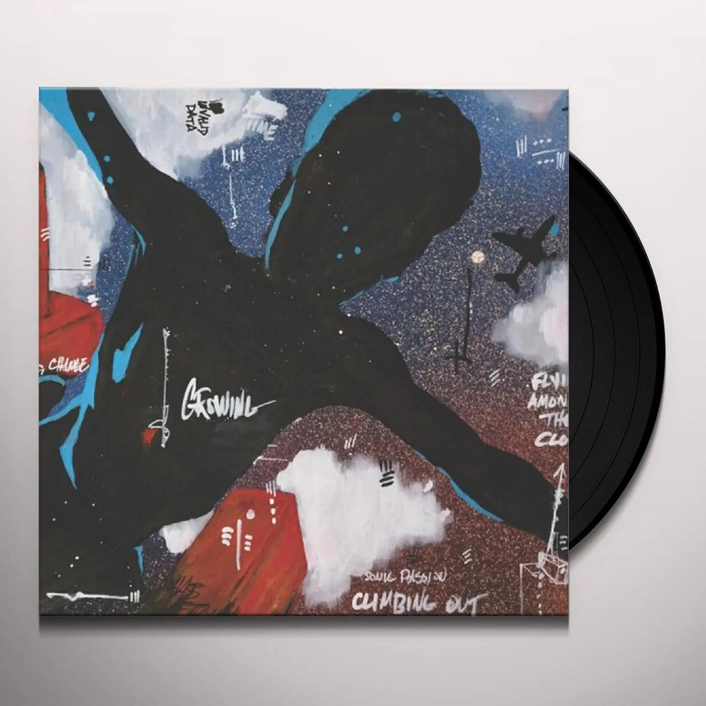 Tall Black Guy Airplane Mode Vinyl Record