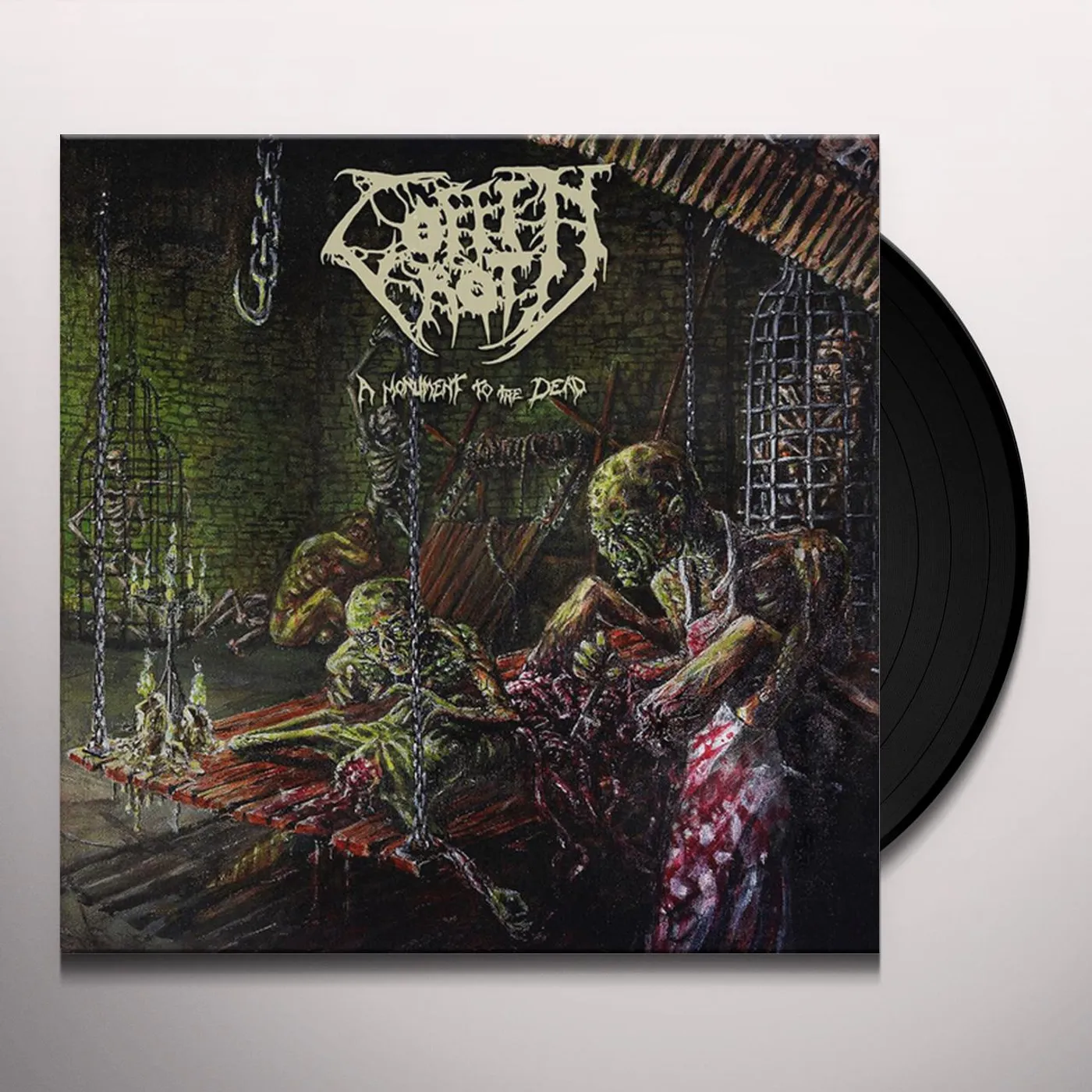Coffin Rot MONUMENT TO THE DEAD Vinyl Record