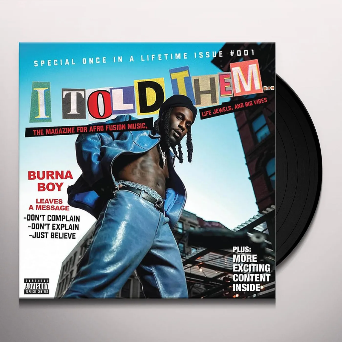 Burna Boy I TOLD THEM... Vinyl Record