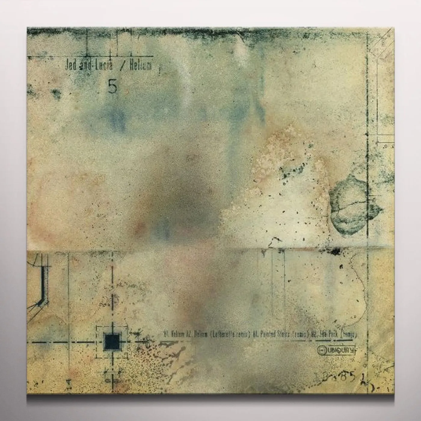 Jed and Lucia HELIUM / PAINTED STAIRS Vinyl Record