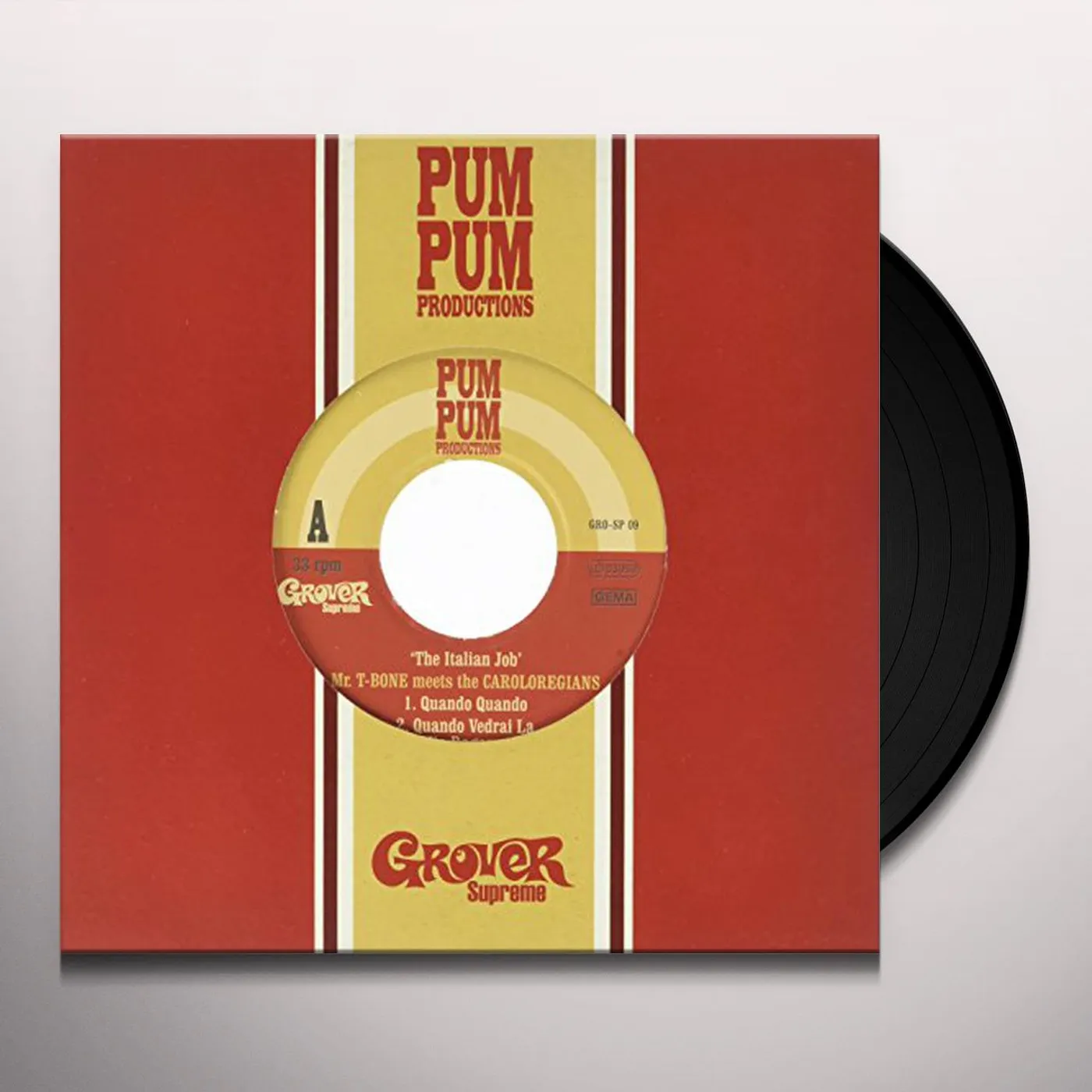 Mr. T-Bone ITALIAN JOB Vinyl Record