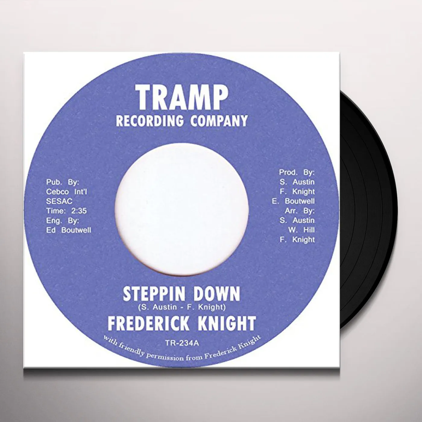 Frederick Knight Steppin Down Vinyl Record