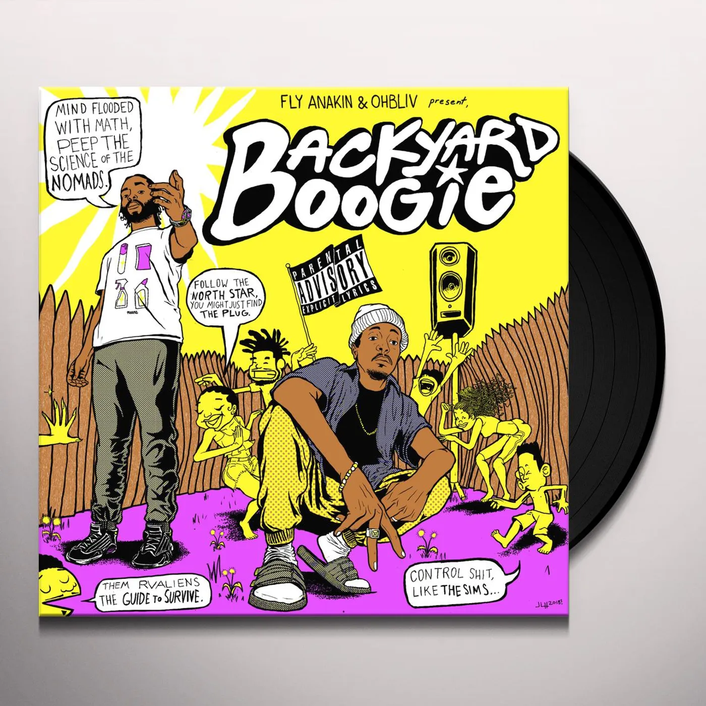 Fly Anakin Backyard Boogie Vinyl Record