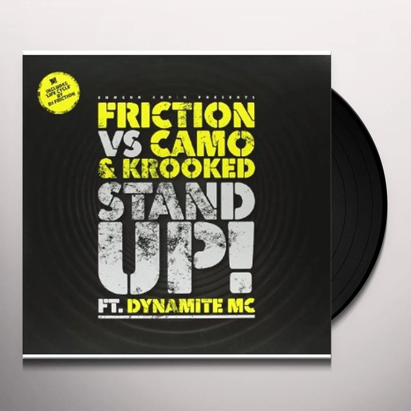 Friction STAND UP (VS CAMO & KROOKED FT DYNAMITE)/LIFE Vinyl Record