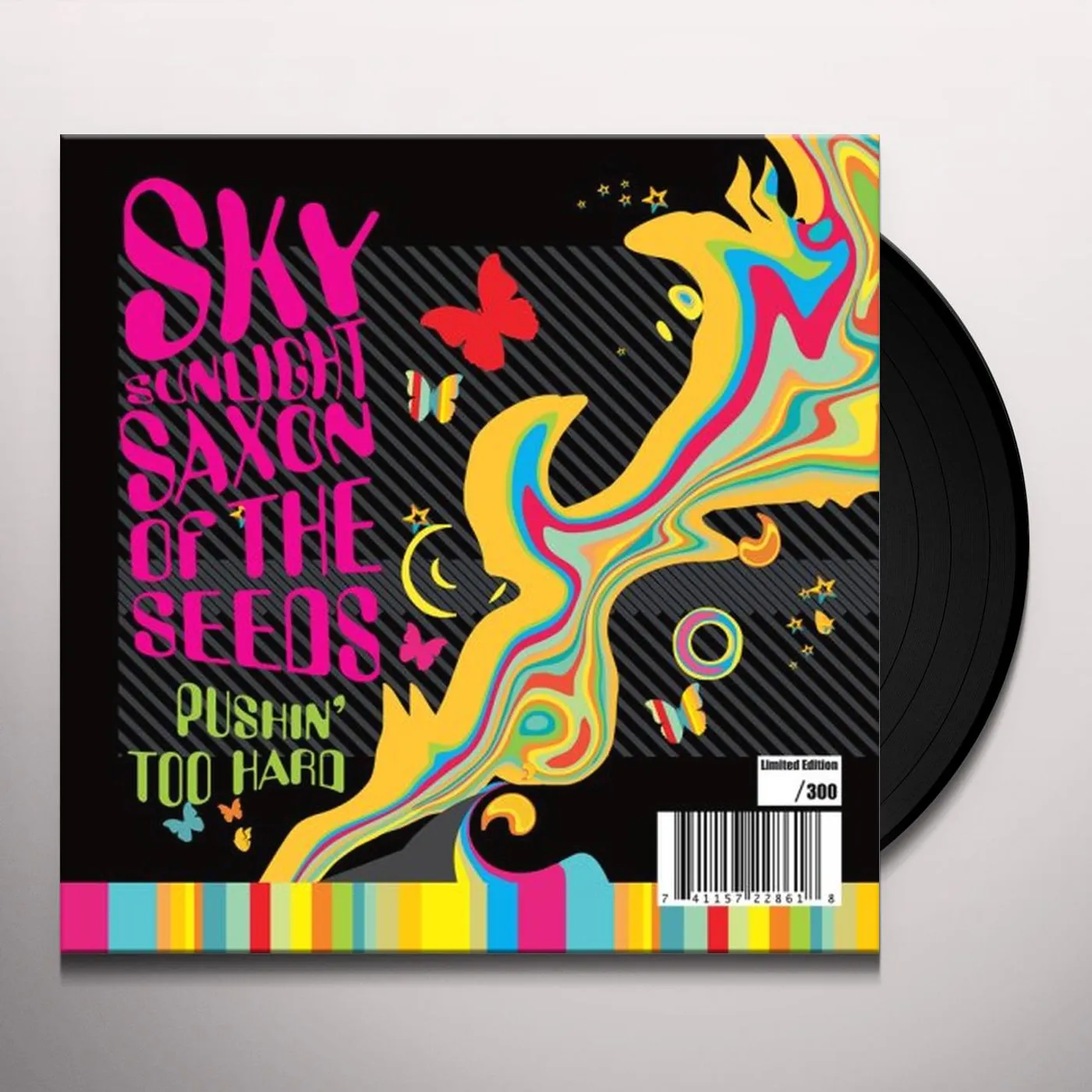 Sky Saxon PUSHIN TOO HARD Vinyl Record