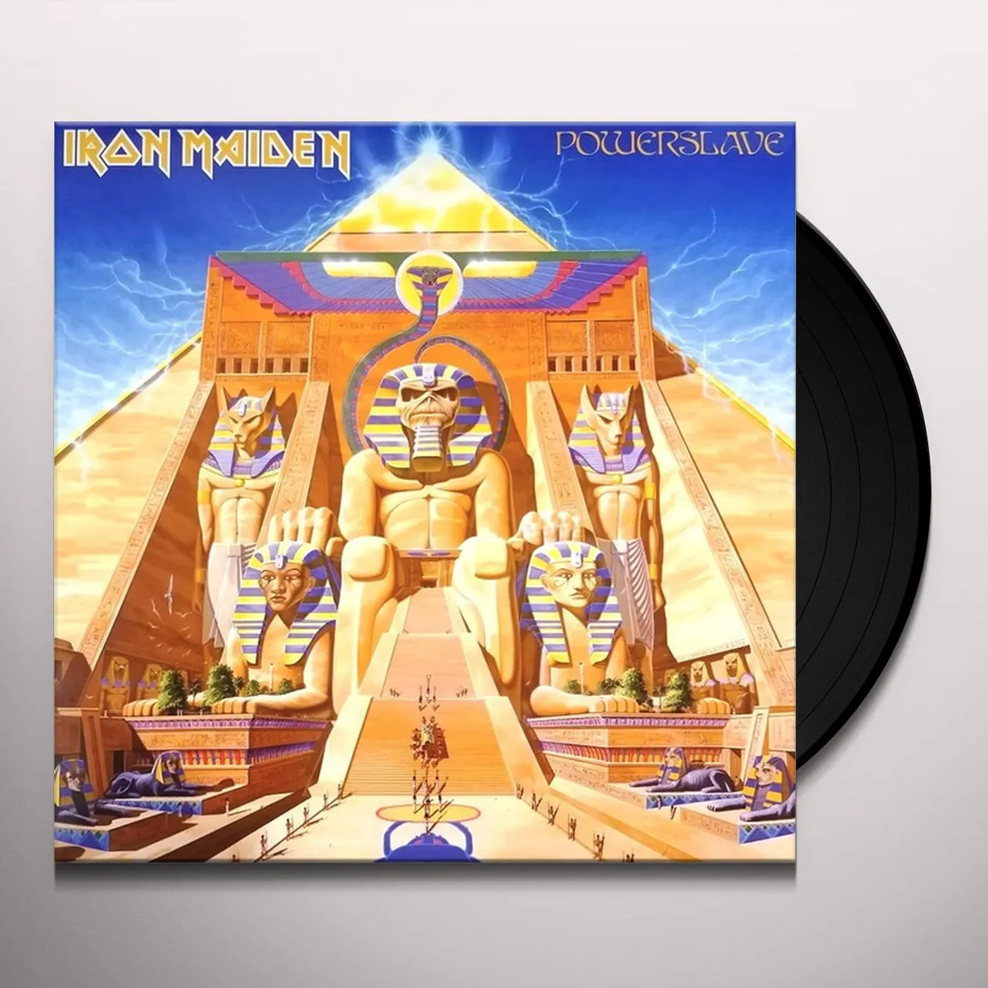 Iron Maiden POWERSLAVE Vinyl Record