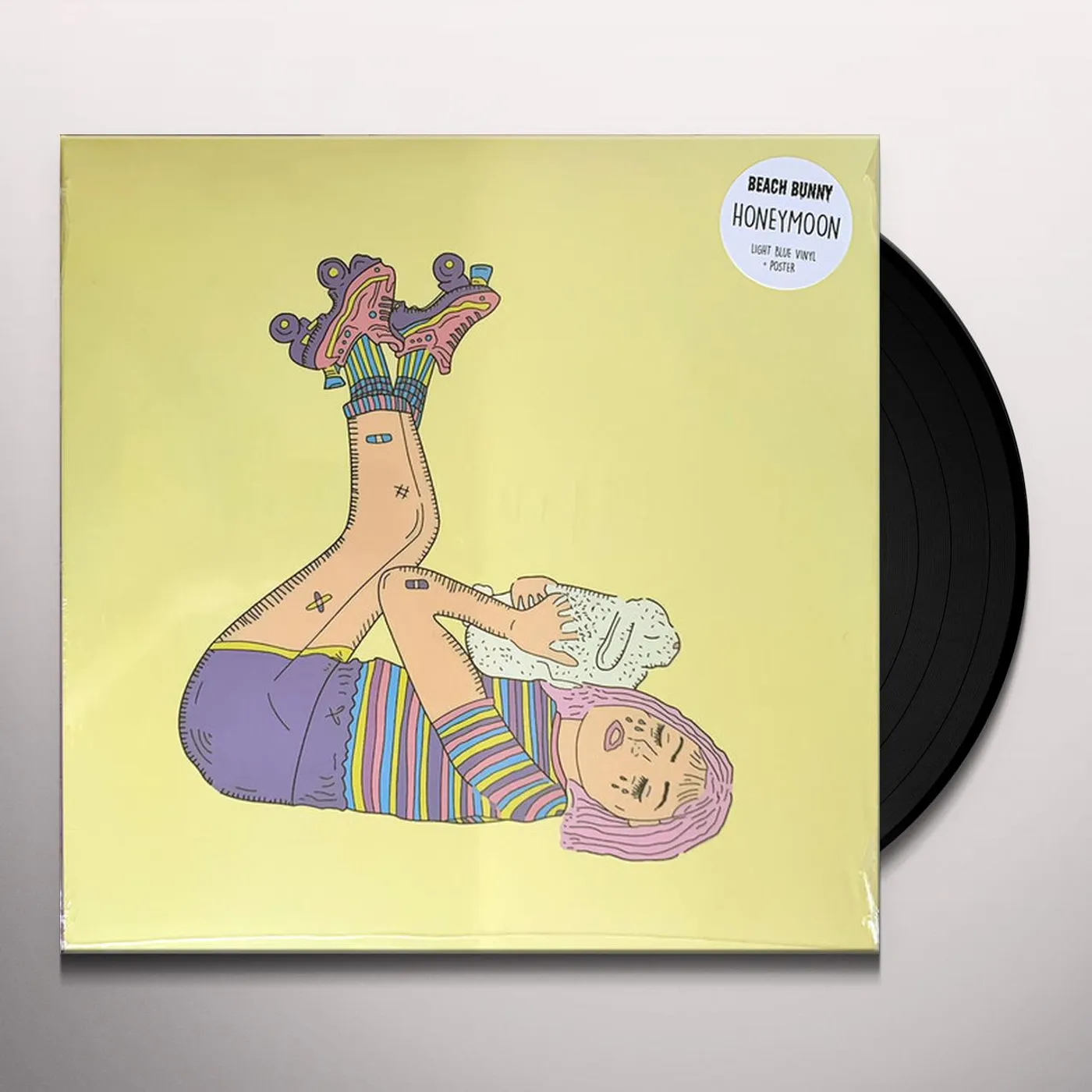 Beach Bunny HONEYMOON (TURQUOISE BLUE VINYL) Vinyl Record