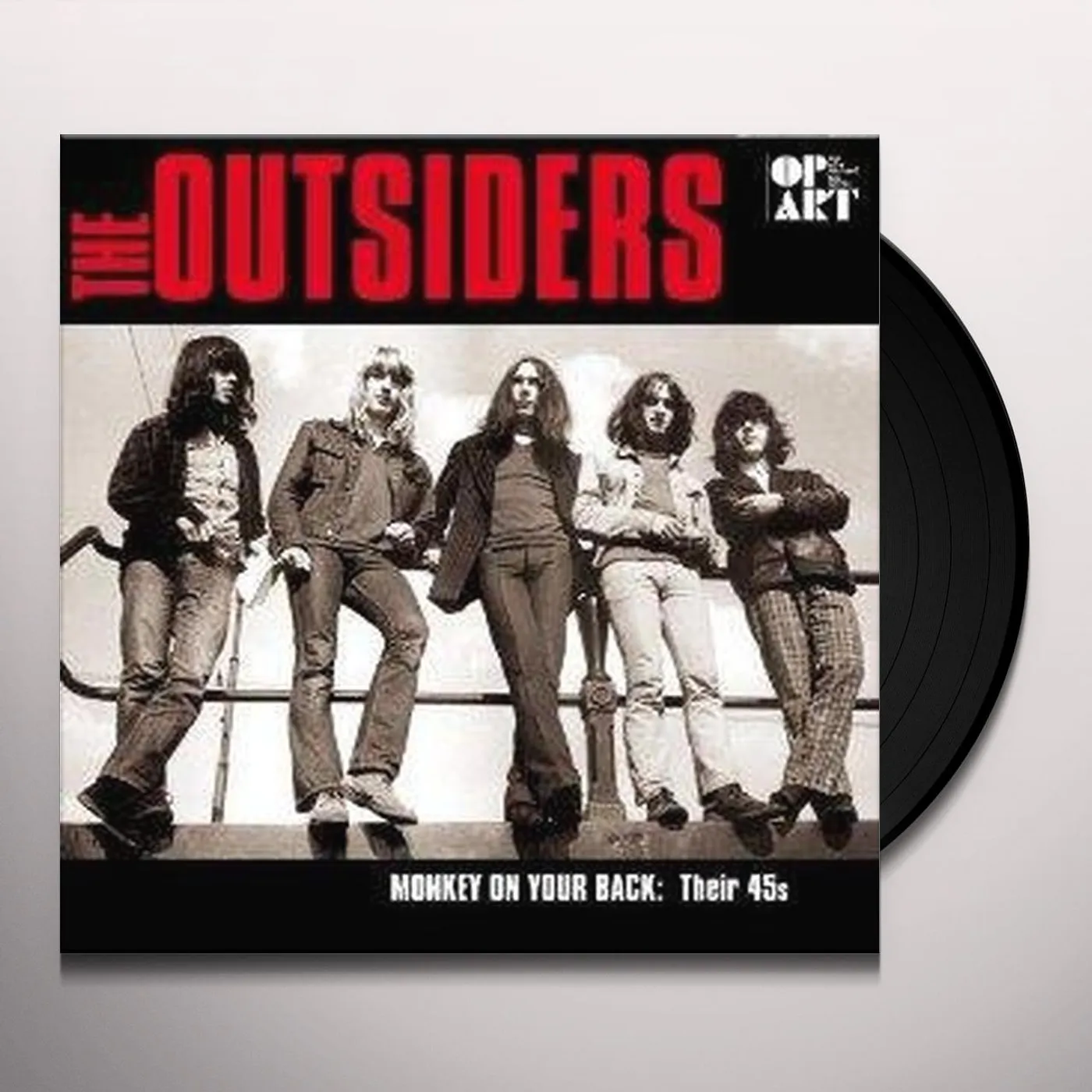 The Outsiders MONKEY ON YOUR BACK-45'S ALL REMASTERED RECORDINGS Vinyl Record