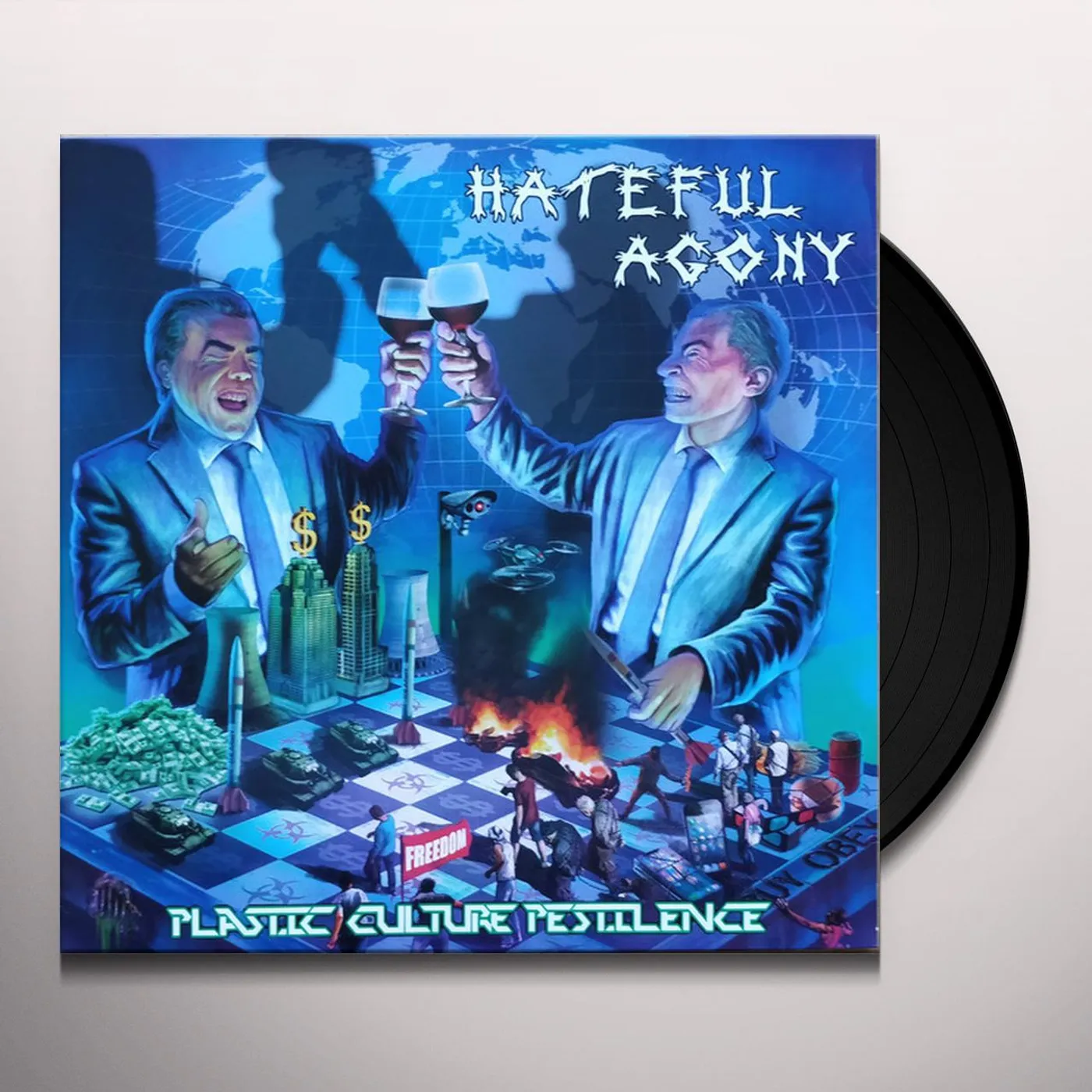Hateful Agony Plastic Culture Pestilence Vinyl Record