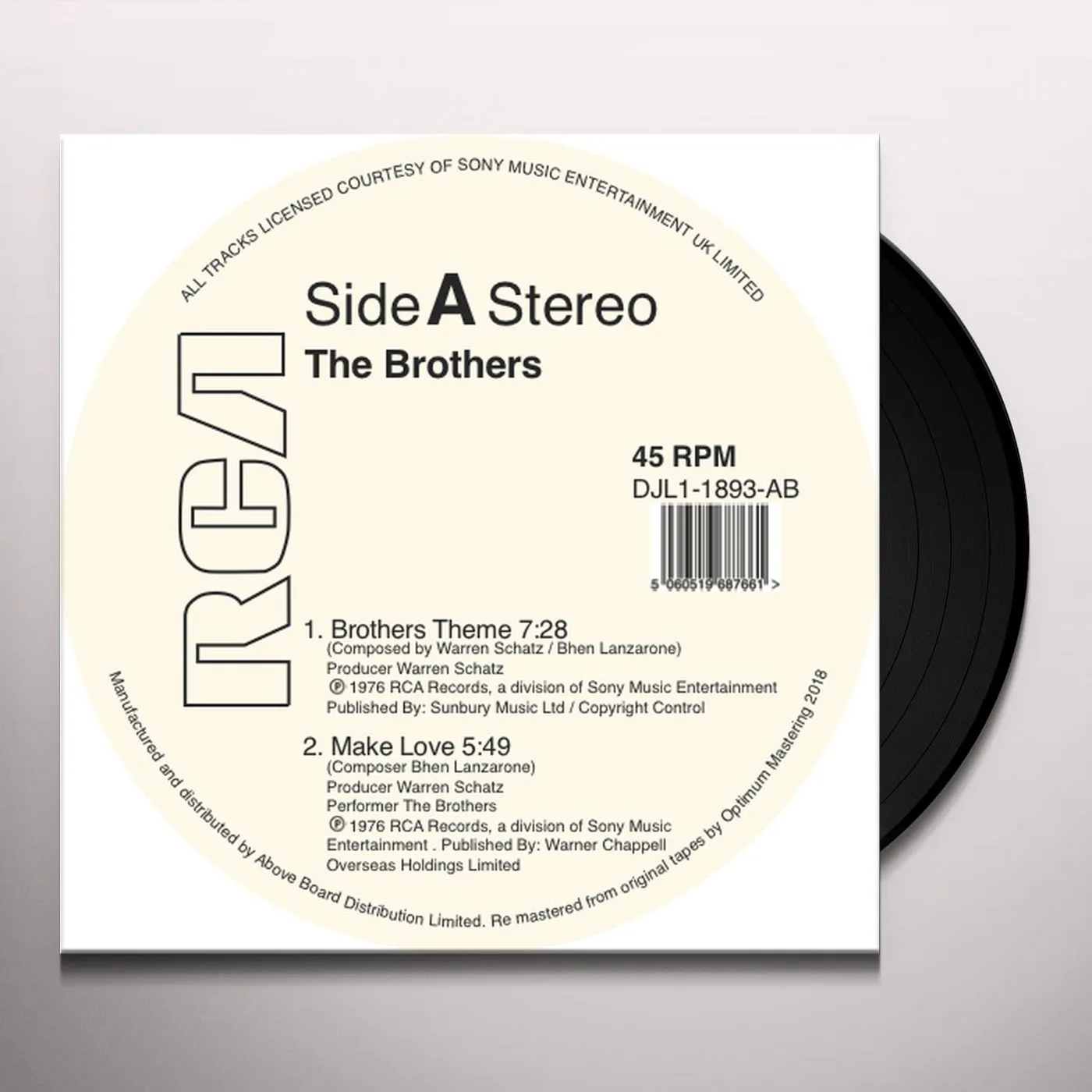 The Brothers Theme Vinyl Record