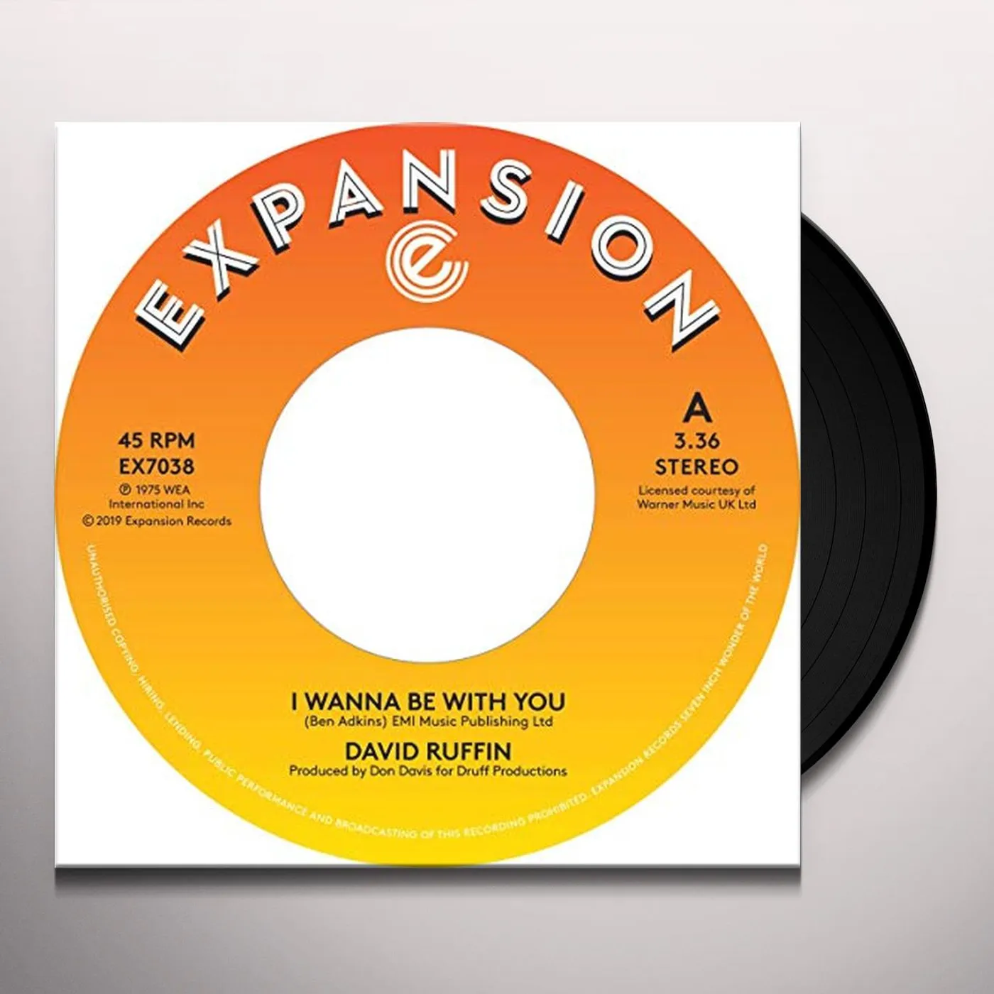 David Ruffin I Wanna Be With You Vinyl Record