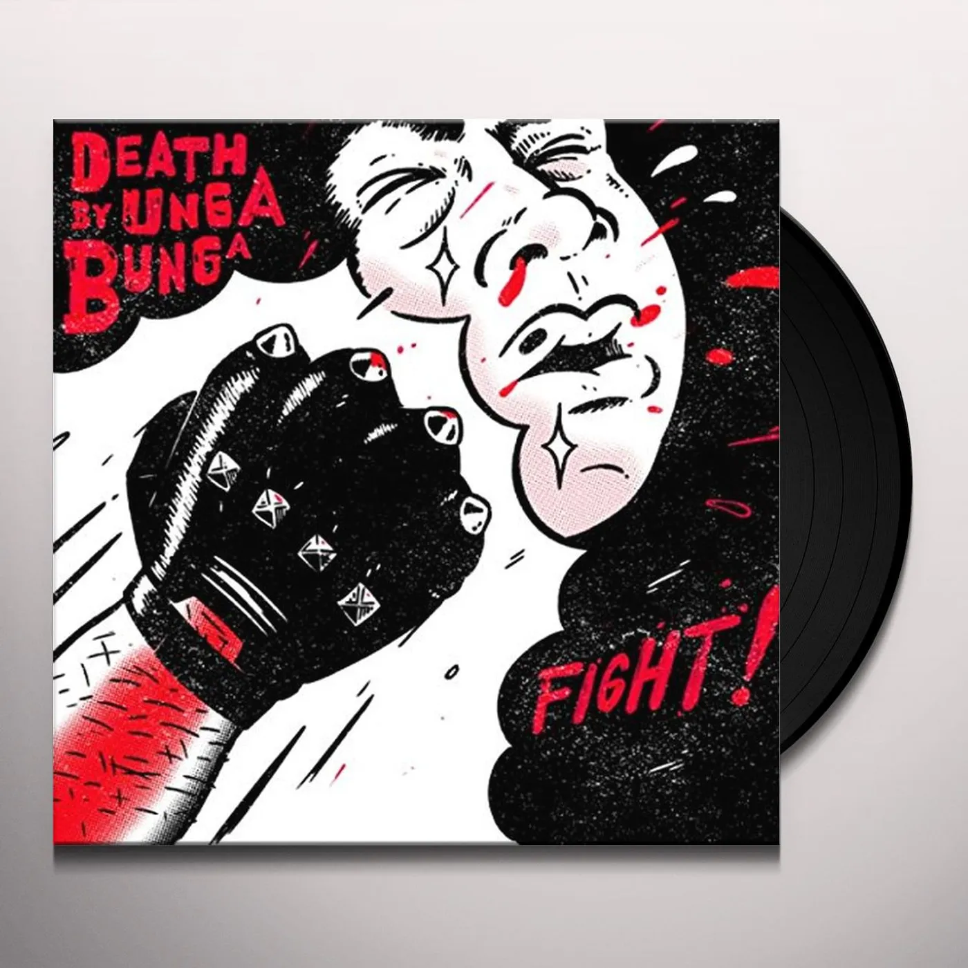 Death By Unga Bunga FIGHT Vinyl Record