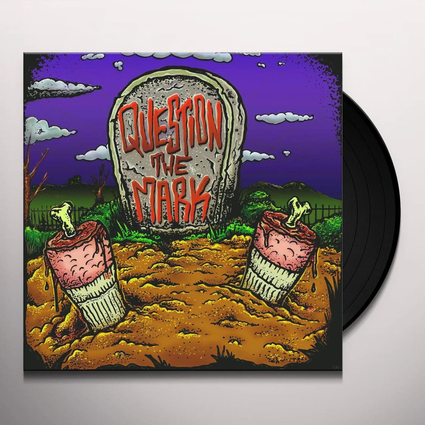 Question the Mark NIGHTMARE ON MISERY STREET Vinyl Record