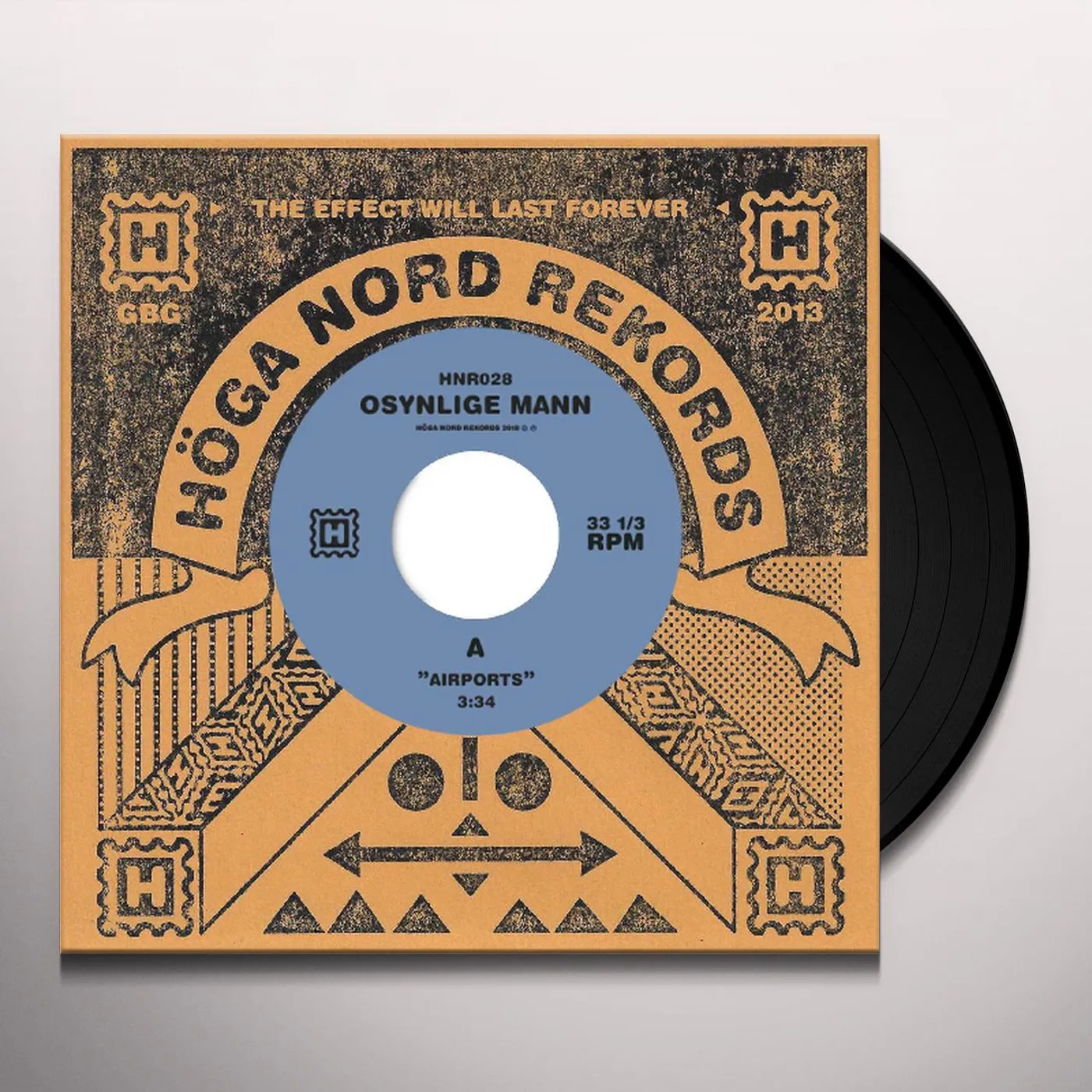 Osynlige Mann Airports / Exodus Vinyl Record