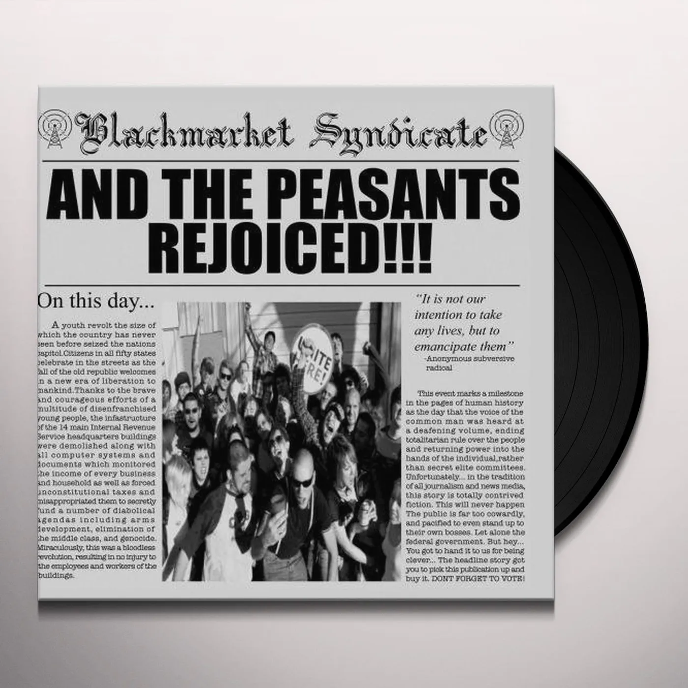 Blackmarket Syndicate And the Peasants Rejoiced Vinyl Record