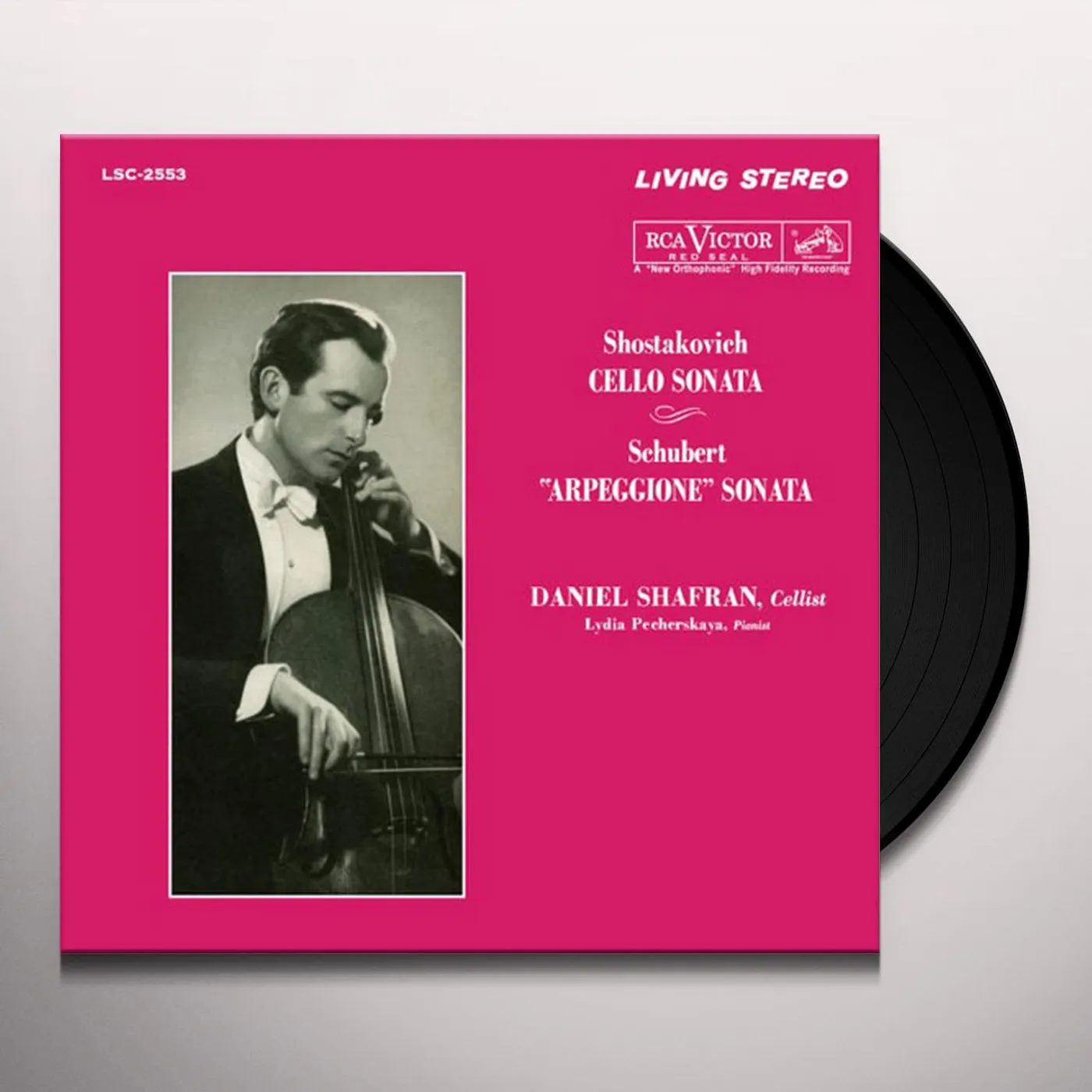 Daniil Shafran CELLO SONATA & ARPEGGIONE SONATA (SHOSTAKOVICH & Vinyl Record