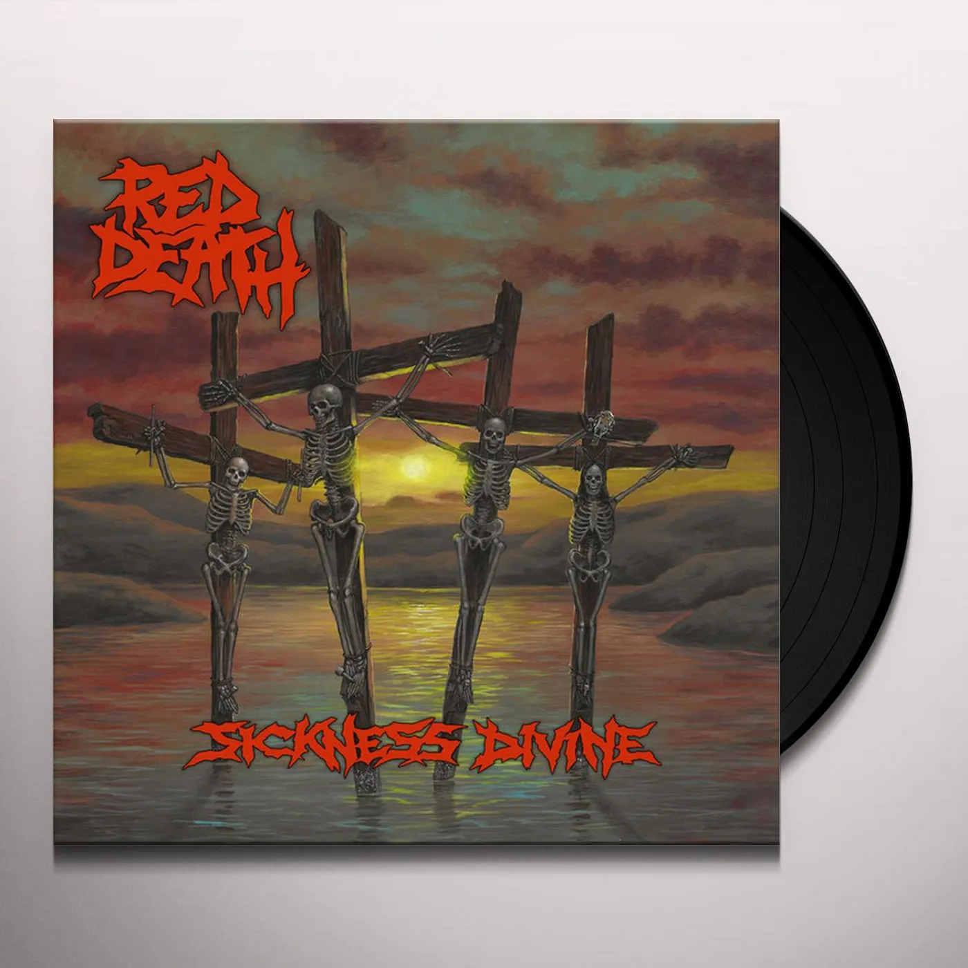 Red Death Sickness Divine Vinyl Record