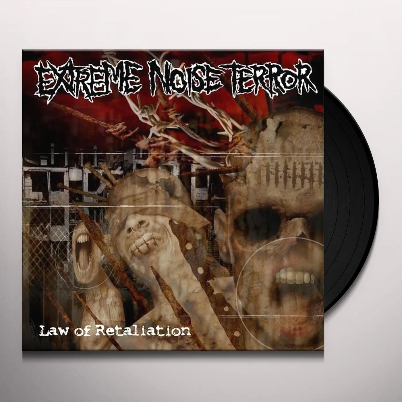 Extreme Noise Terror LAW OF RETALIATION Vinyl Record - Sweden Release